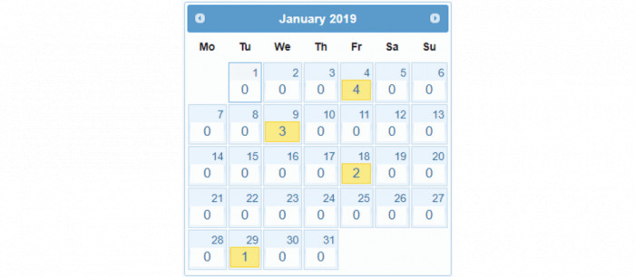Articles Calendar 1.0.1 b0012