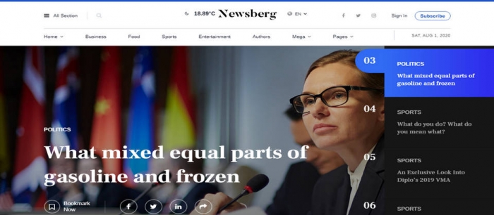 JoomShaper Newsberg 2.0.1