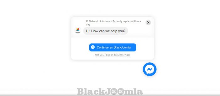 JS Messenger Widget 1.3.0
