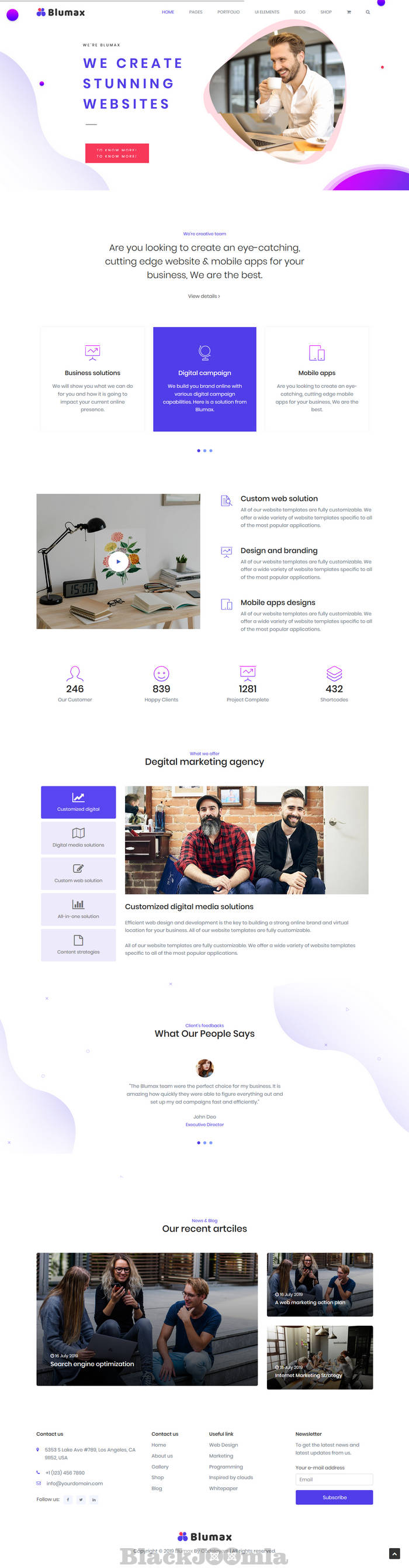ThemeForest Blumax ThemeForest Blumax