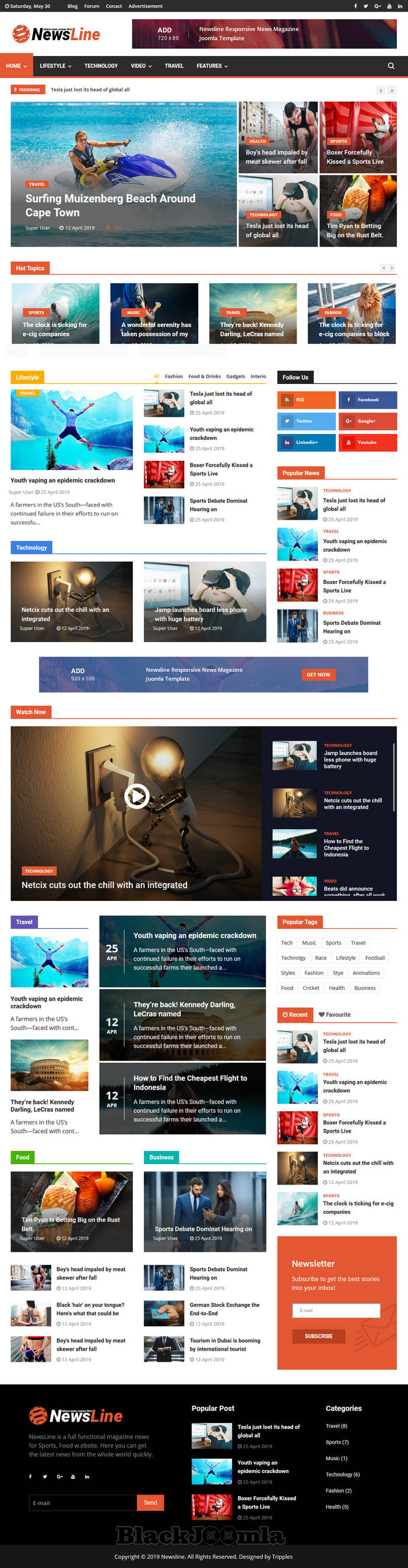 themeforest Newsline